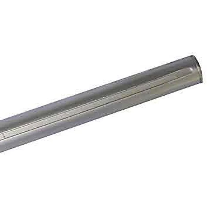 1-1/4″ Hollow 32″ Aluminum Axle, Snap Ring, .195 Wall, Silver