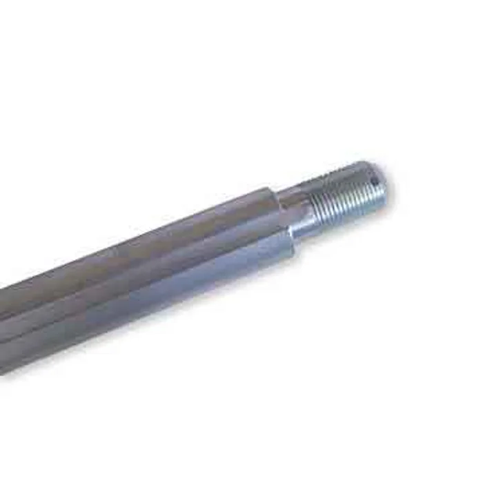 1″ Solid 42″ Steel Axle, 3/4″ Stepped, Threaded Ends