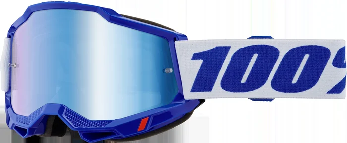 100% Accuri 2 Goggle Blue Mirror Blue Lens