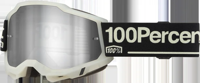 100% Accuri 2 Goggle Glow with Mirror Silver Lens