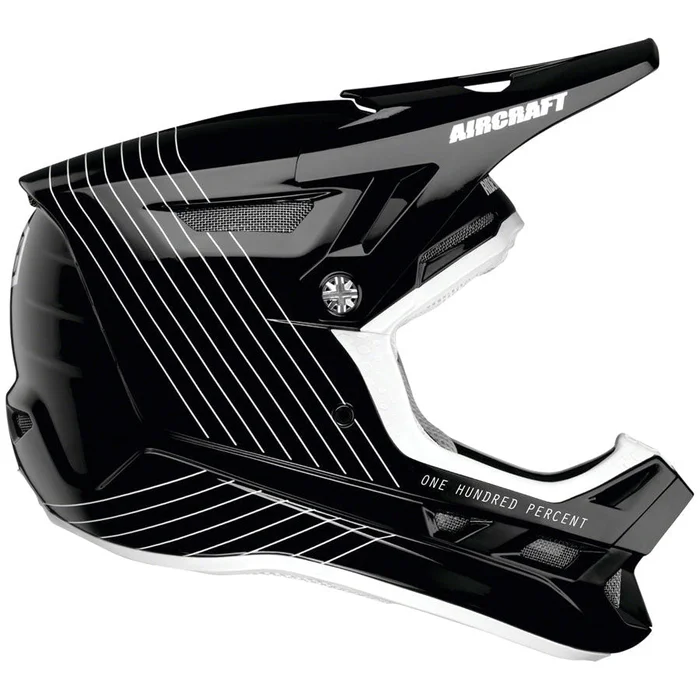 100% Aircraft Composite Full Face Mountain Bike Helmet – Black