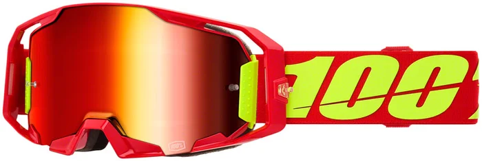 100% ARmatic Goggles – Red Mirror Red Lens