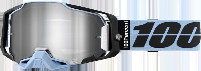 100% Armega Goggle Petros with Mirror Silver Lens