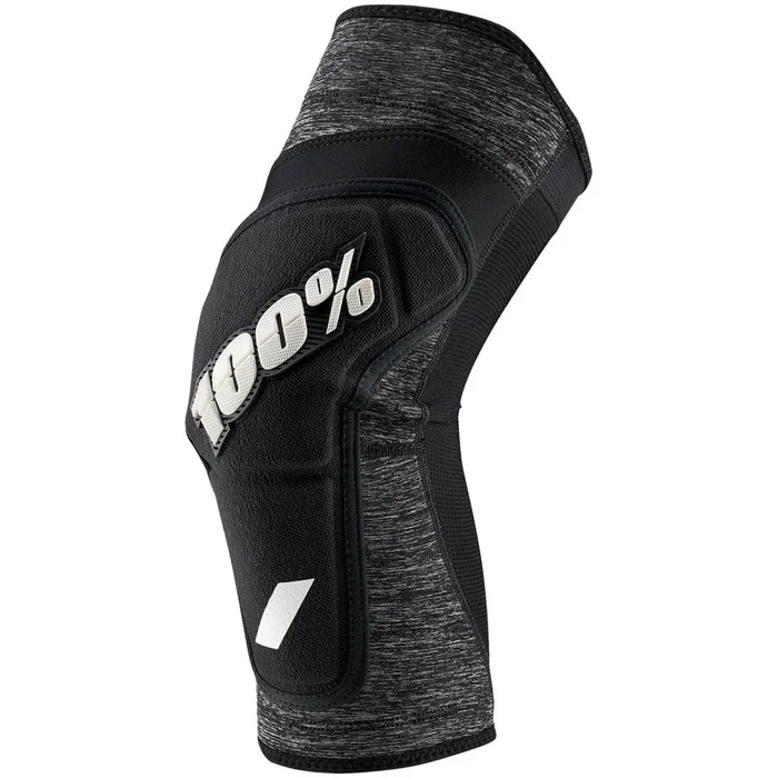 100% RIDECAMP Mountain Bike Knee Guards – Gray