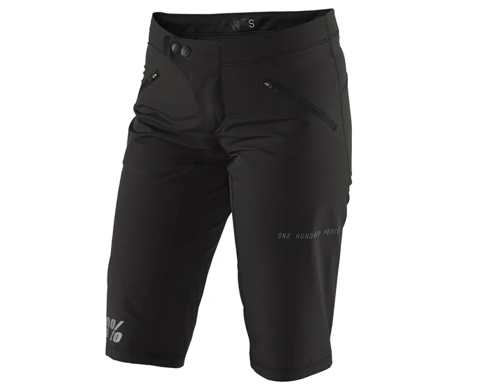 100% Ridecamp Women’s Shorts (Black) (XL)
