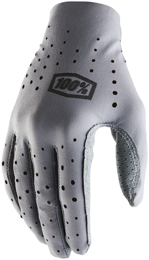 100% Sling Gloves – Gray Full Finger Womens Small