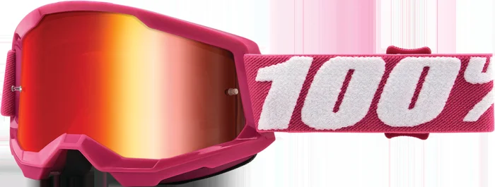 100% Strata 2 Junior Goggle Fletcher with Mirror Red Lens