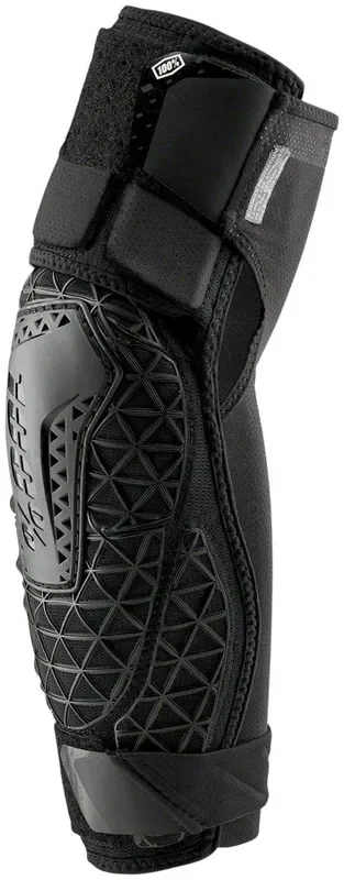 100% Surpass Elbow Guards – Black, Small Embossed Foam Padding w/ Ventilation