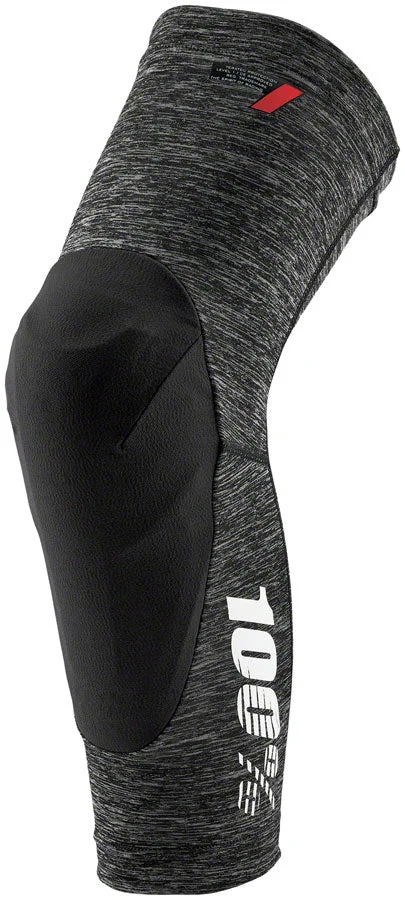 100% Teratec Knee Guards – Gray Heather Large