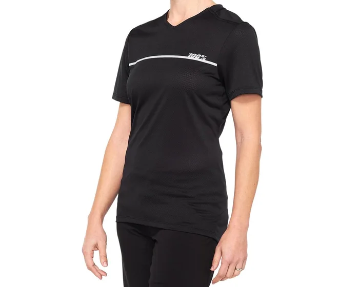 100% Women’s Ridecamp Jersey (Black) (XL)