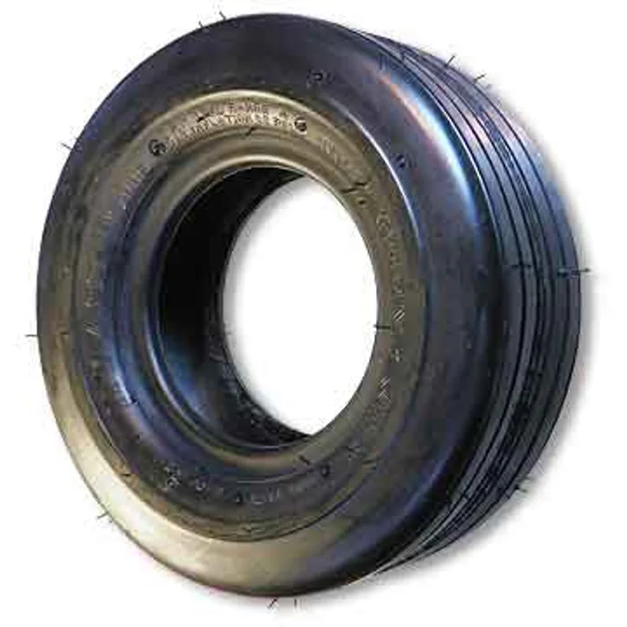13 X 5.00 x 6 Ribbed Carlisle Tire, 4 Ply, 4.8″ Wide, 12.6″ OD, Flat Profile