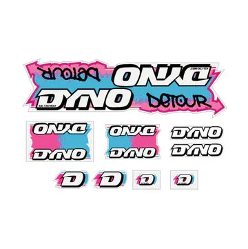 1988 DYNO Detour Decal Set