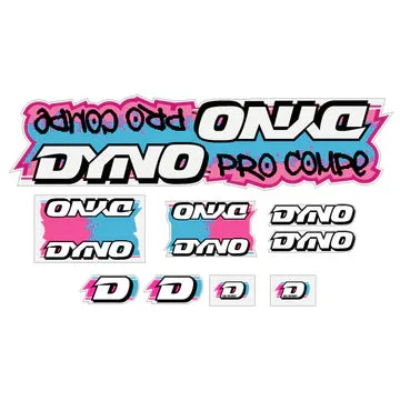 1988 DYNO Pro Compe Decal Set