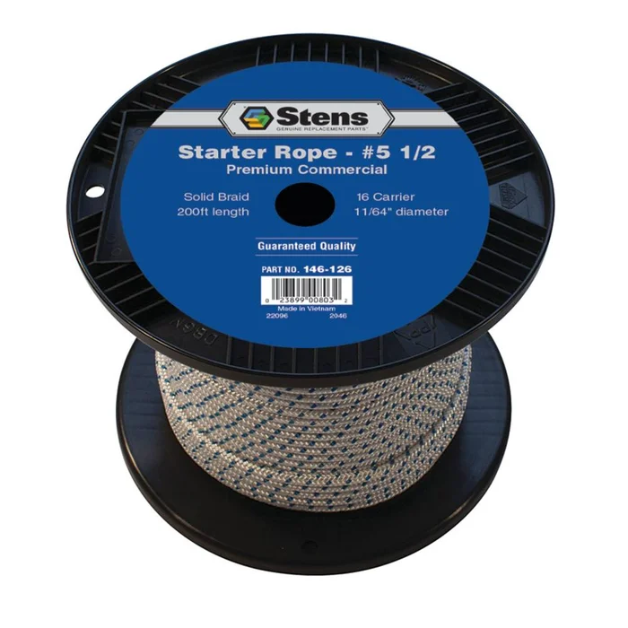 200′ Solid Braid Starter Rope / #5 1/2 Solid Braid