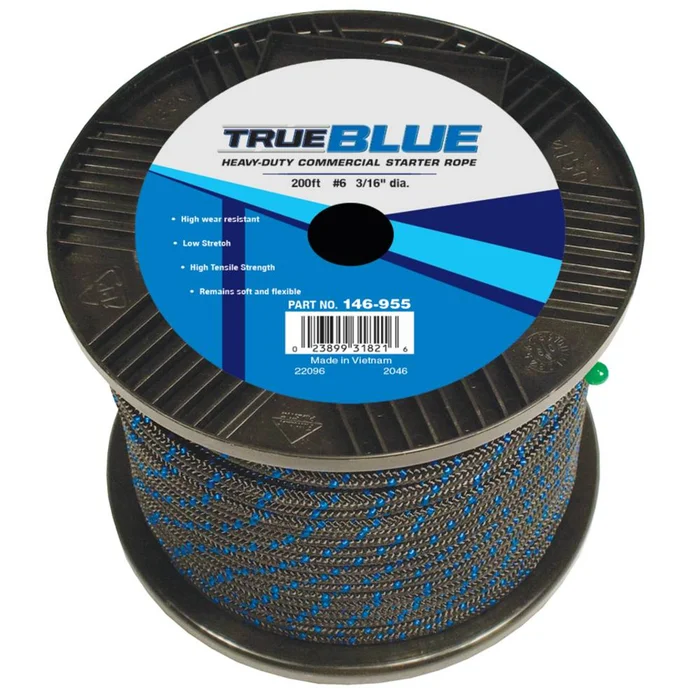 200′ Starter Rope / #6 Solid Braid