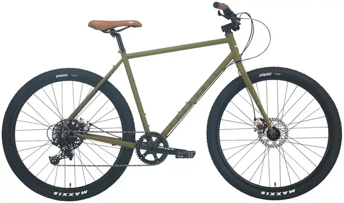 2023 Fairdale Weekender Nomad MX City Bike – Medium, Green, SRAM