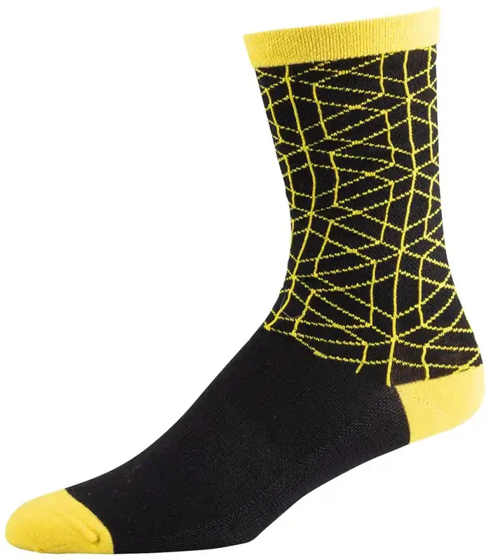 45NRTH Lumi Lightweight Wool Sock – Yellow, Small