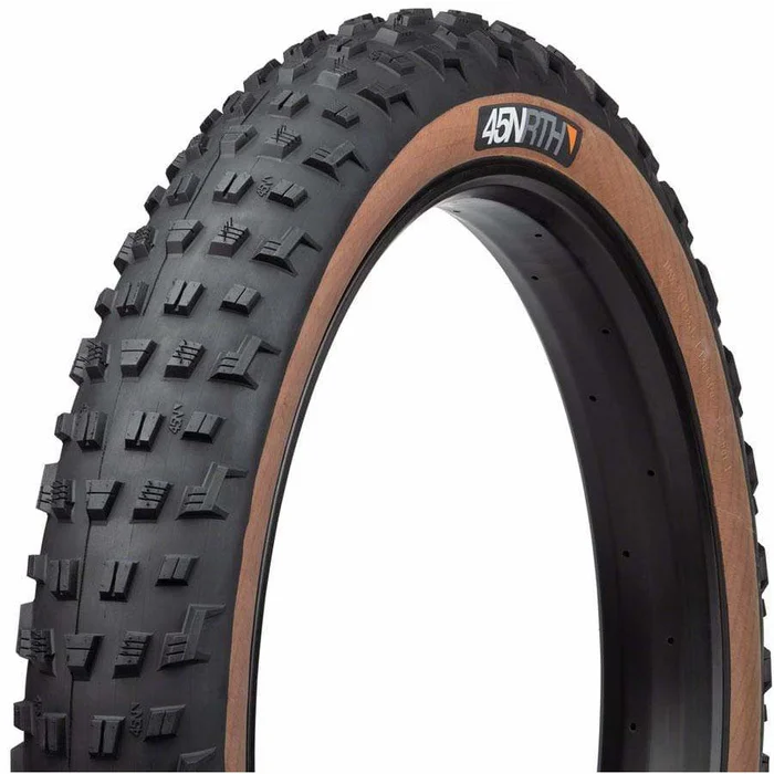 45NRTH Vanhelga Tire – 27.5 x 4 Tubeless Folding Tan 60 TPI