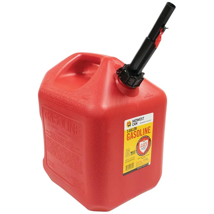 5 Gallon Plastic Gasoline Fuel Can