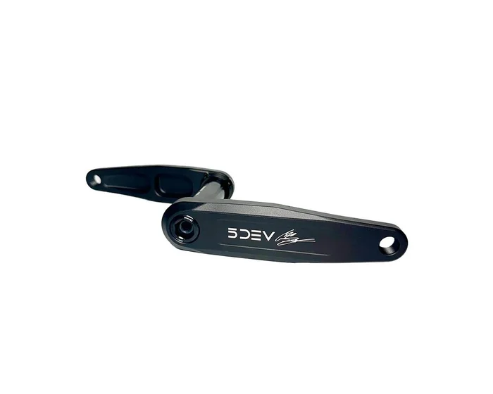 5Dev Cam Zink Signature Freeride Crank (Black) (DUB Spindle) (155mm) (7-12 Speed)
