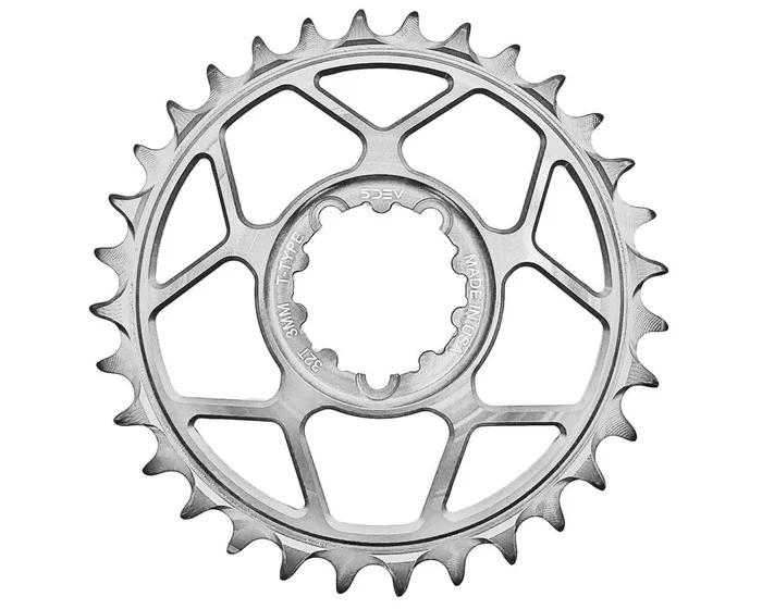 5Dev T-Type 3-Bolt Chainring (Clear) (3mm Offset) (30T)