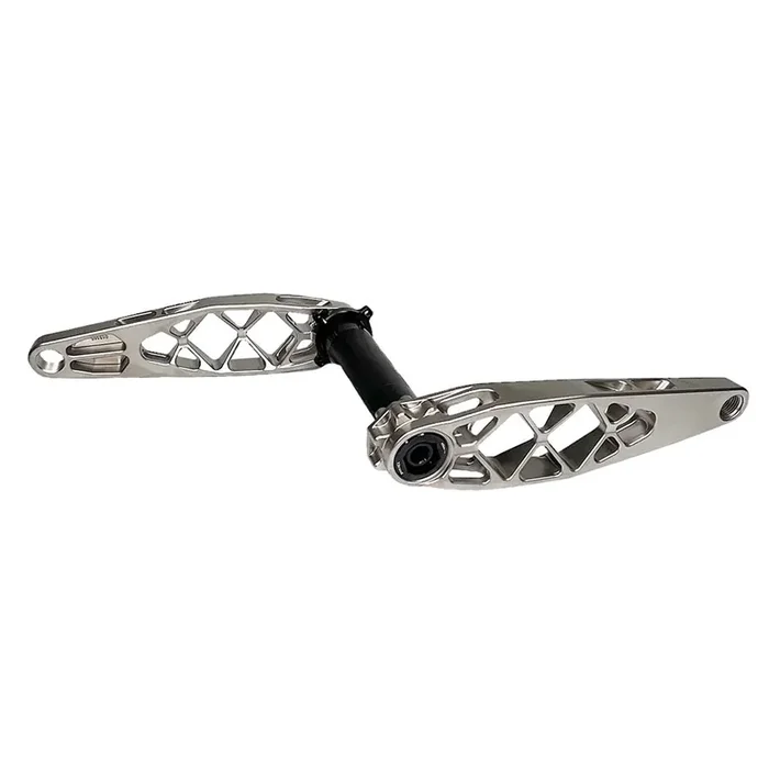 5Dev Titanium Cranks, 167.5mm, DUB Spindle, Raw