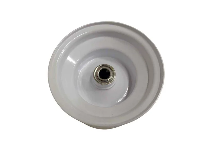 6″ Wheel Steel, One Piece, With 3/4″ Ball Bearings, 3″ Hub Length, 4 1/2″ Wide