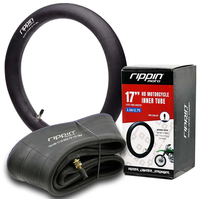 70/100-17 (2.50/2.75-17) Heavy Duty 17″ Motorcycle Inner Tube – 3mm Thick