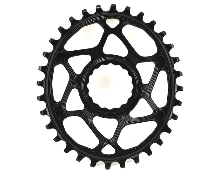 Absolute Black Direct Mount Race Face Cinch Oval Chainrings (Black) (Single) (6mm Offset) (32T) (1 x 10/11/12 Speed)