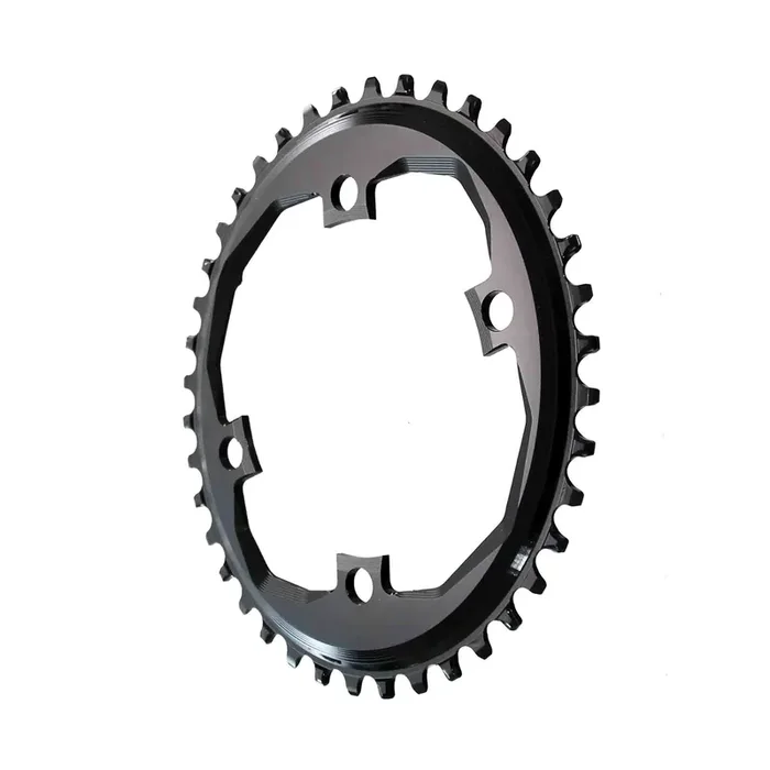 Absolute Black XT Asym 96BCD Round Chainring, 34T – Black