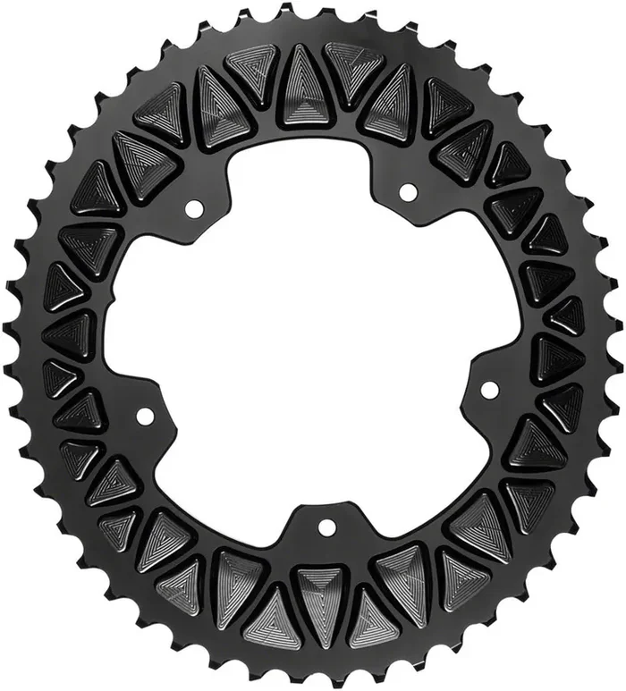 absoluteBLACK Premium Sub-Compact Oval Chainring 48t 110 BCD 11-Spd Alloy Blk