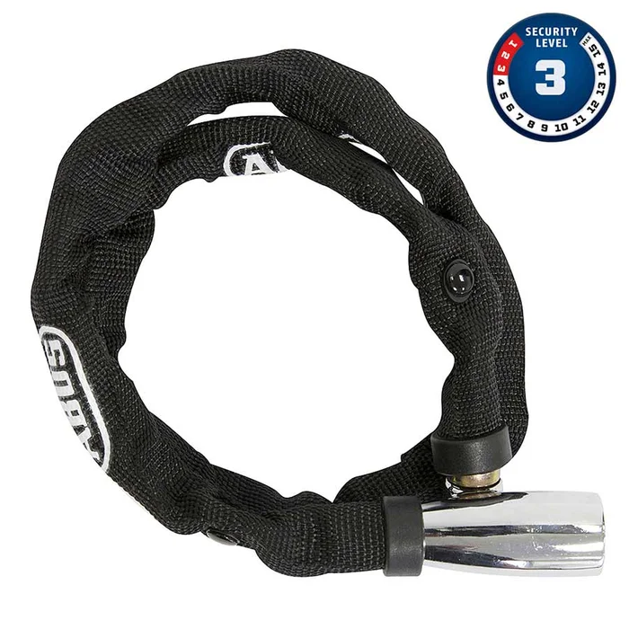 Abus 1500 Web Chain Lock Key 4mm 60cm 2 Black