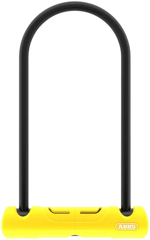 ABUS 402 U-Lock – 4.3×9″, Keyed, Black, Includes bracket