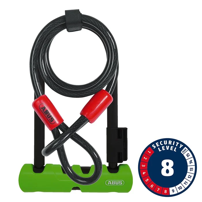 Abus 410K/150HB140 SH Ultra Mini + U-Lock – Green