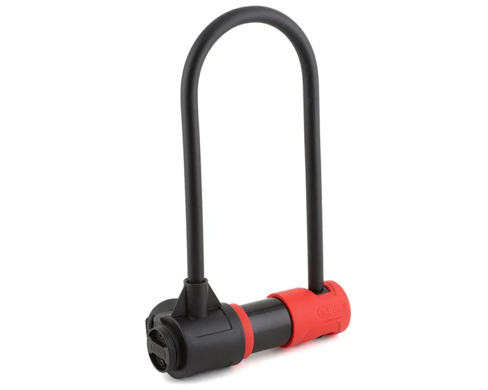 Abus 440A Alarm U-Lock (4 x 9″) (Black/Red)