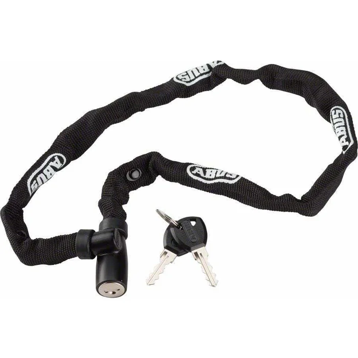 Abus ABUS Keyed Web Bike Chain Lock 1500: 60/4mm, Black