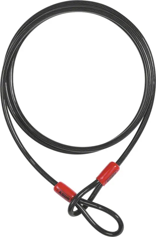 ABUS Cobra Seat Leash 5mm x 75cm 2.5ft Black bike bicycle lock bikelock