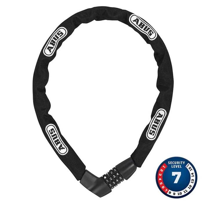 Abus Tresor 1385 Chain Lock Combo 7mm 110cm 3.6 Black