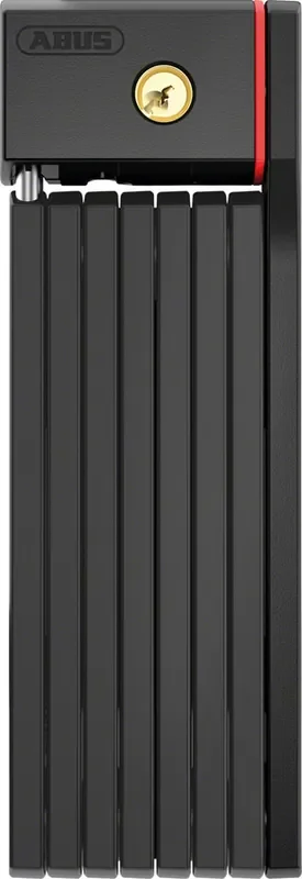 ABUS uGrip Bordo 5700 Folding Lock 80cm/2.6ft Keyed Black Easy to Carry