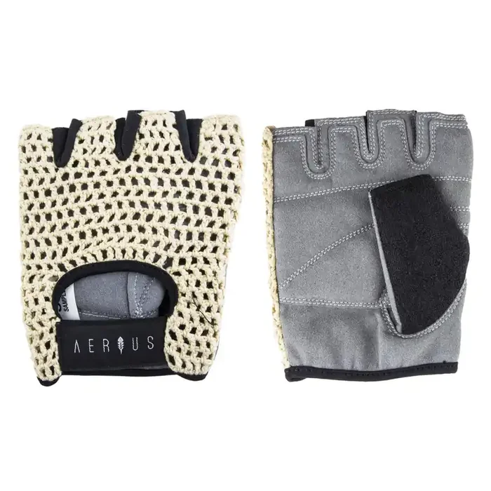 Aerius Retro Mesh Glove Natural MD Unisex Fingerless