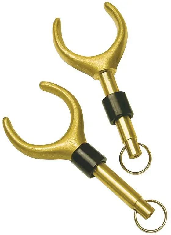 Aire Oar Locks Brass Oar Lock- Lg 2pk Paddle Accessories