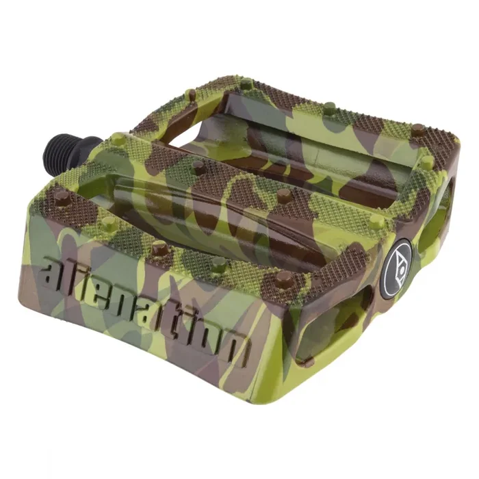 Alienation Effects Platform Pedal 9/16″ Concave Nylon/Fiber In-Mold Pins Camo