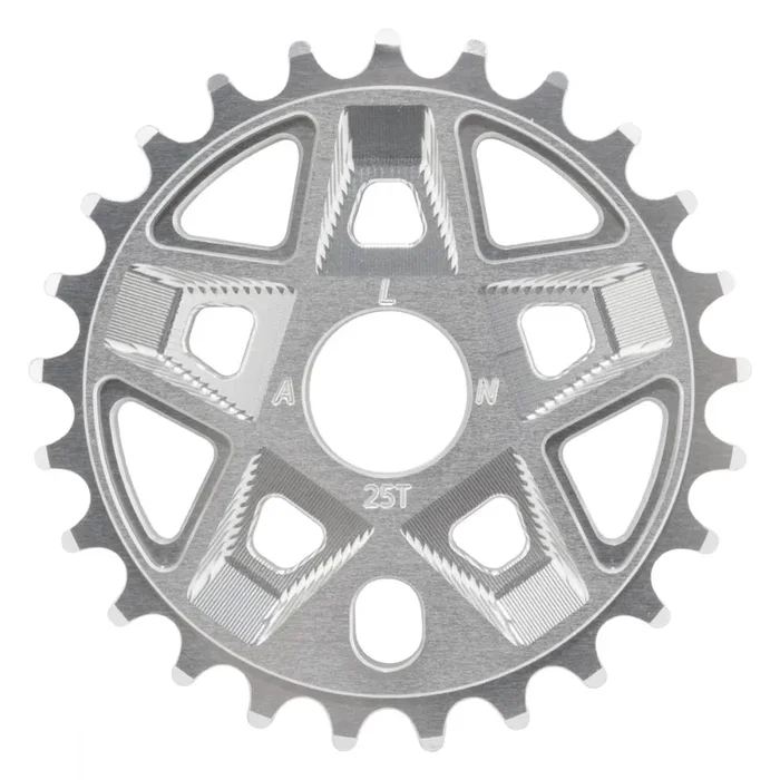 Alienation Pro Raider Chainring 1pc 25T 1/8 Aluminum Silver BMX Bike