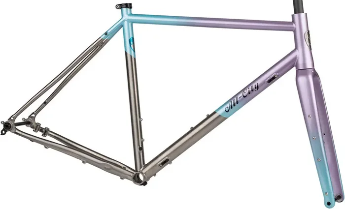 All-City Cosmic Stallion Ti Frameset – 700c/650b, Titanium, Laser Prism, 52cm