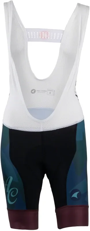 All-City Night Claw Women‘s Bib Short – Black, Dark Teal, Spruce Green, Mulberry, Small