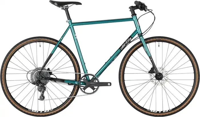 All-City Super Professional Apex Bike – 700c, Steel, Apex, Night Jade, 55cm