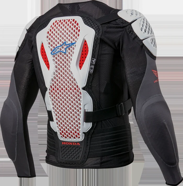 Alpinestars Honda Bionic V2 Protection Jacket – Black, White, & Red – Limited Edition
