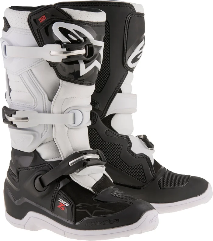 Alpinestars Youth Tech 7s Black/White Boots