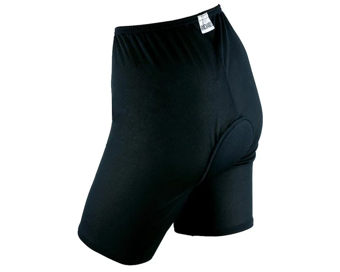 Andiamo Women’s Padded Skins Short Liner (Black) (M)