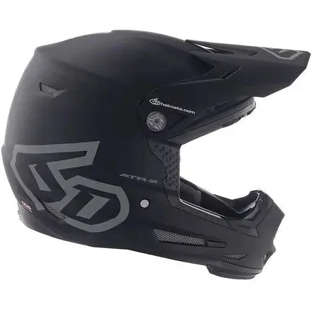 ATR-2 Solid Matte Black Helmet – 6D Helmets